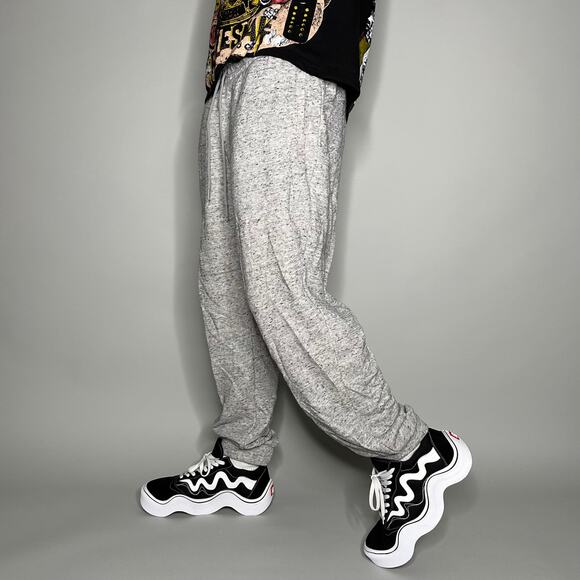 adidas Other - Vintage Y2K Adidas Joggers Mens XL Baggy Heather Grey Sweatpants Elastic Cuffs
